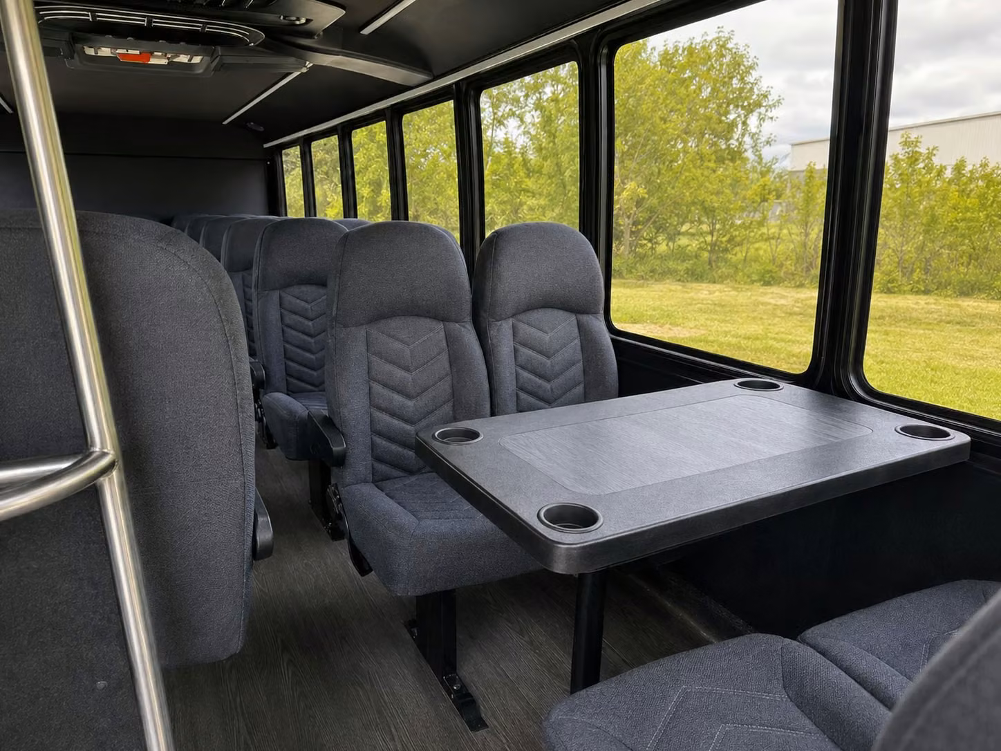 15 passenger minibus interior