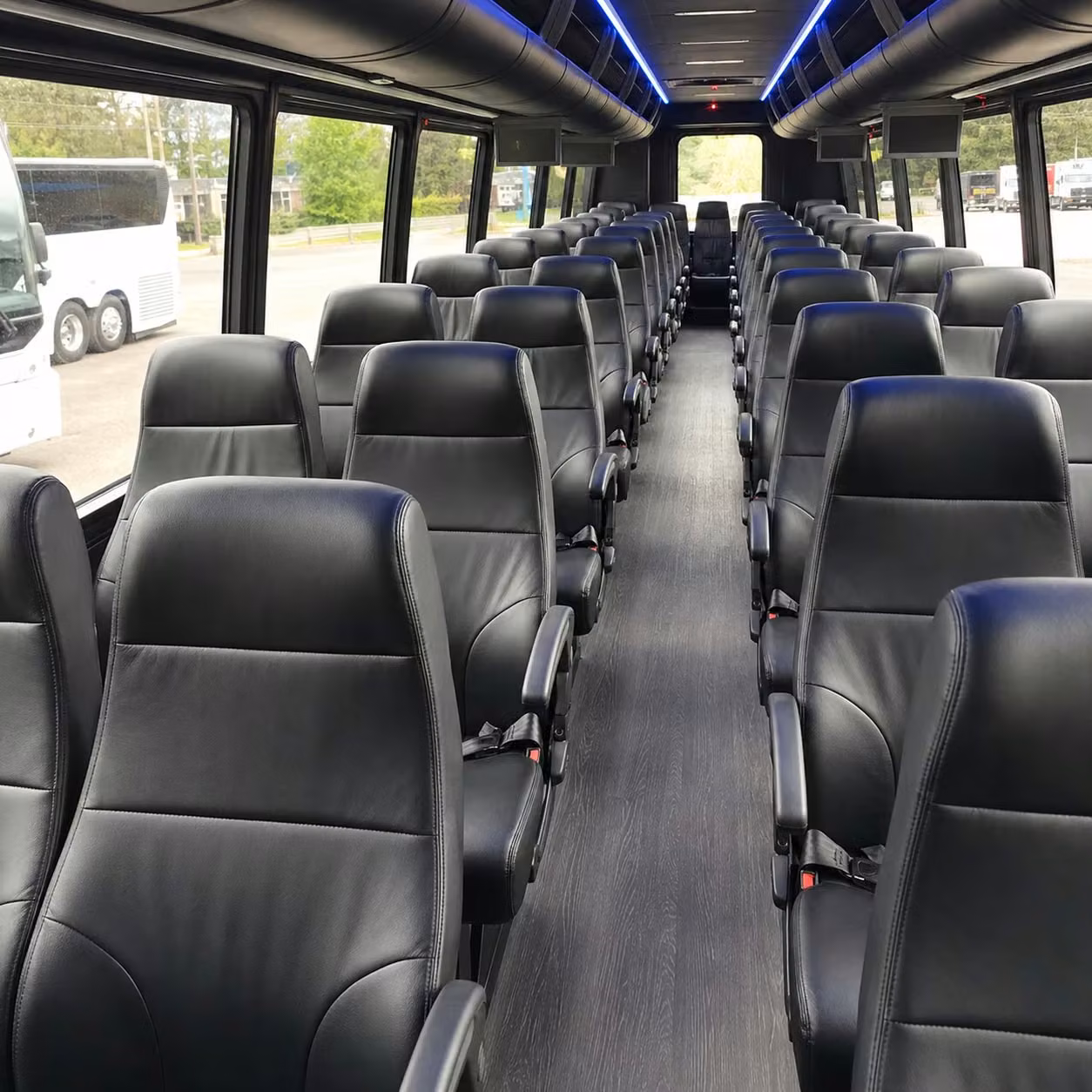 25 passenger minibus inside