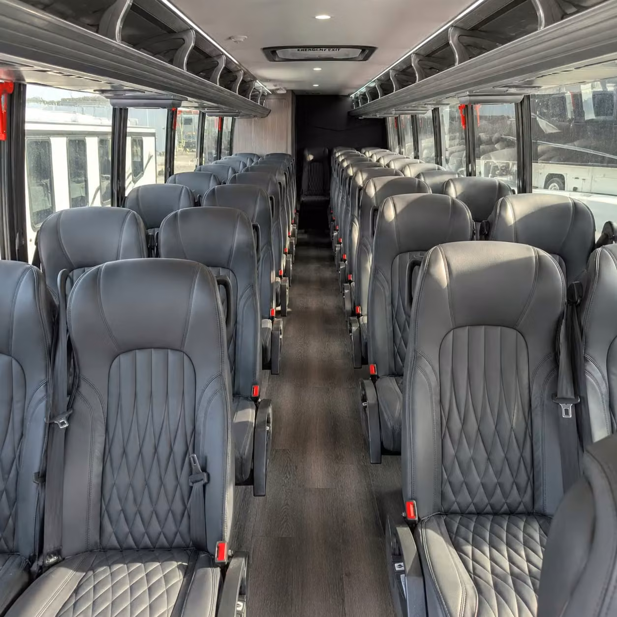 28 passenger minibus inside