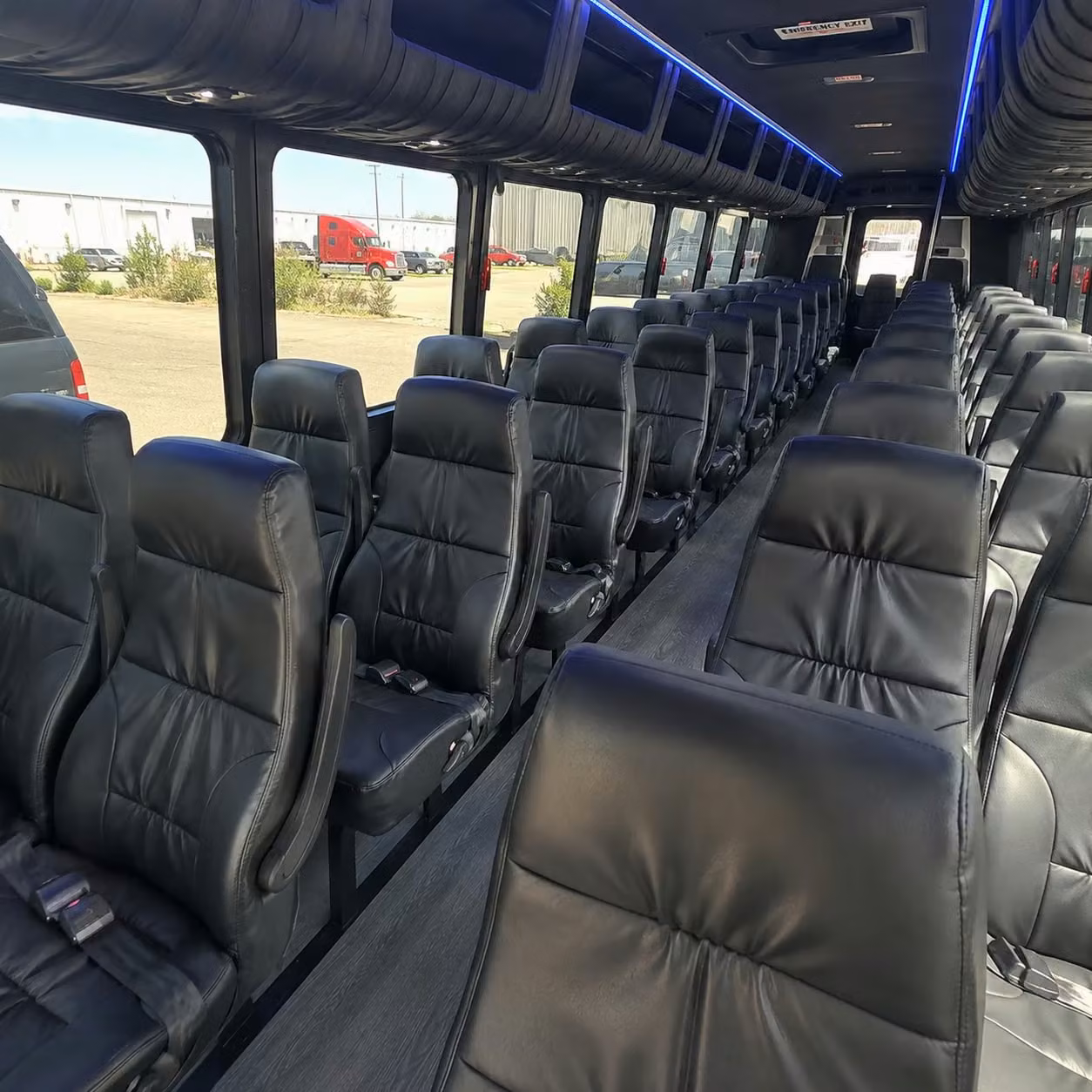 30 passenger minibus inside