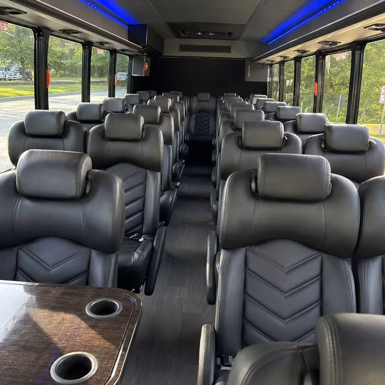 35 passenger minibus interior