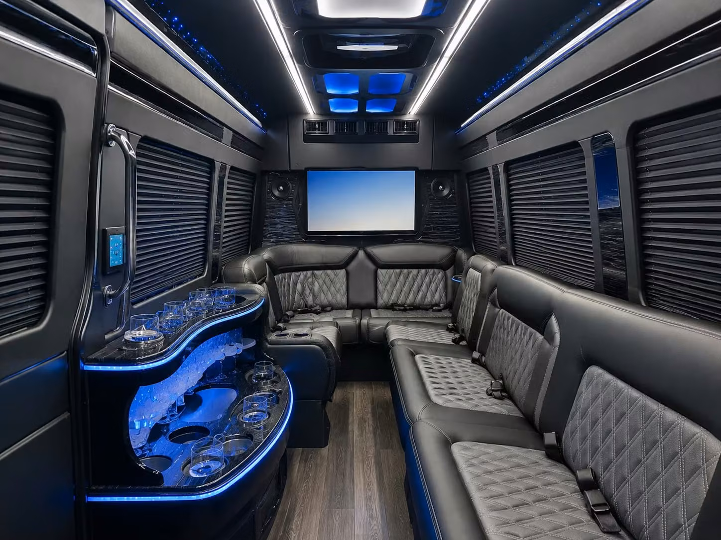 sprinter van rentals in north miami beach for vip prom groups