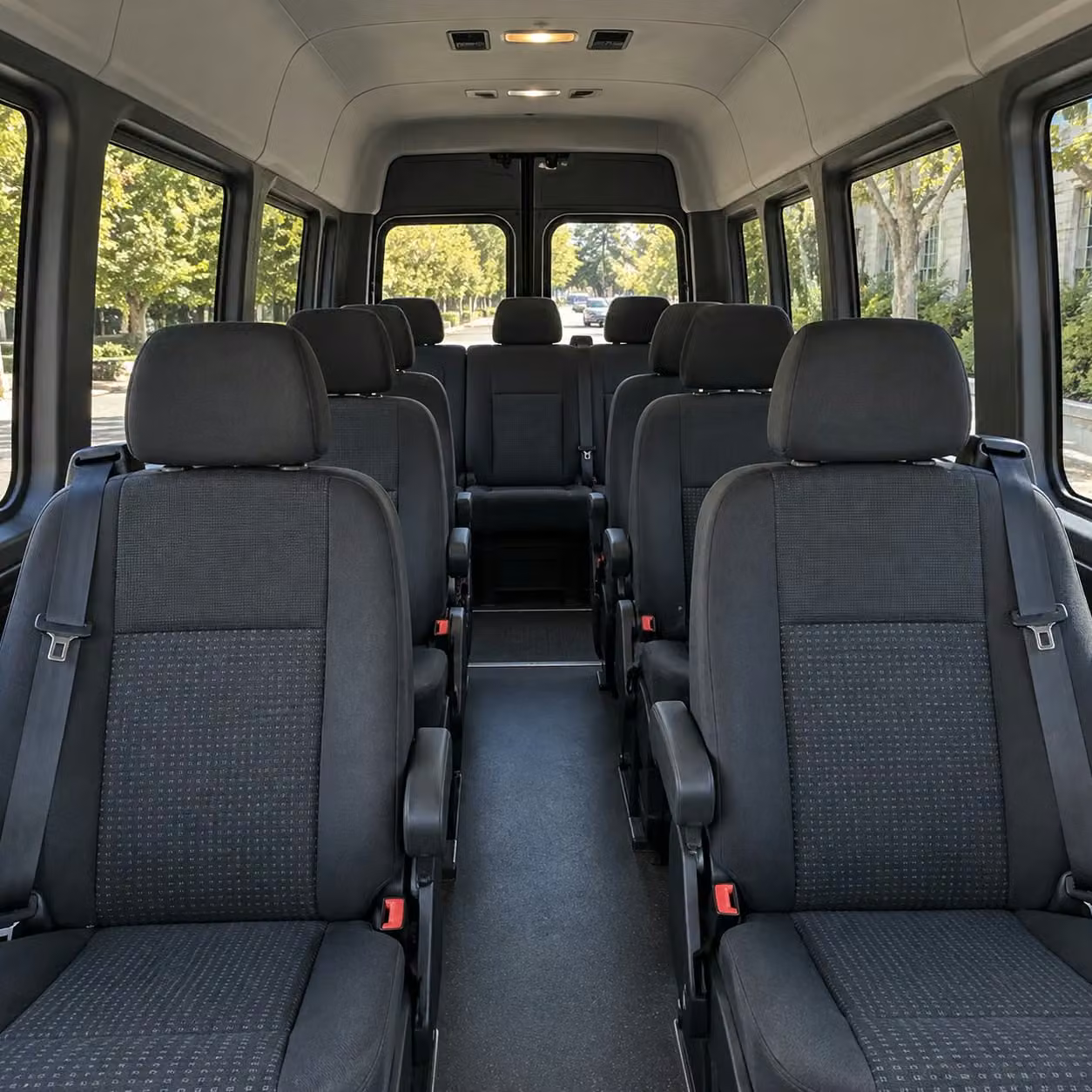 sprinter van with driver interior